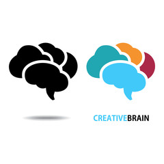 Design conceptual Brain,Vector Illustration.on white background....