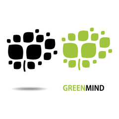 Design conceptual brain Vector illustration.on white background....