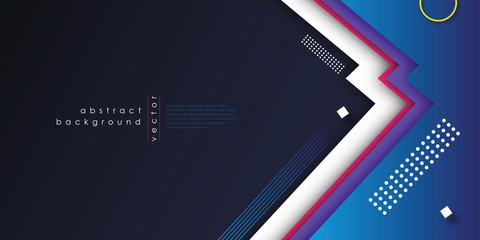 Business banner background. Trendy banner on colorful backdrop. Abstract flyer design background.