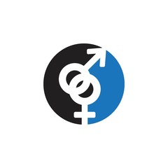 Gender logo vector