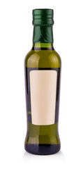 bottle of Olive Oil on white background