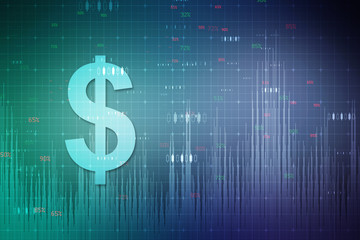 2d rendering usd Dollar symbol 