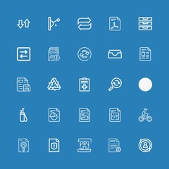 Editable 25 refresh icons for web and mobile