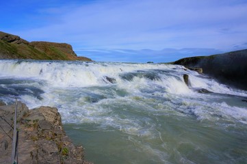 Gullfoss Waterfall in iceland