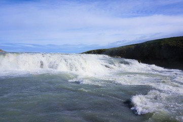 Gullfoss Waterfall in iceland