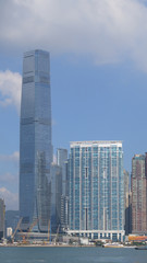Fototapeta na wymiar Cityscape on Hong Kong Island