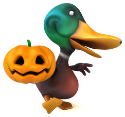 Fun duck - 3D Illustration