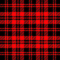 Scottish plaid checkered vector pattern.
