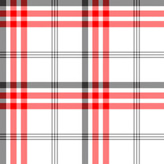 Seamless plaid checkered vector pattern.