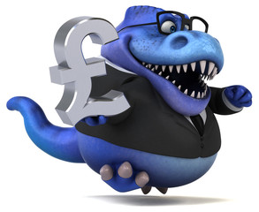 Fun trex - 3D Illustration © Julien Tromeur