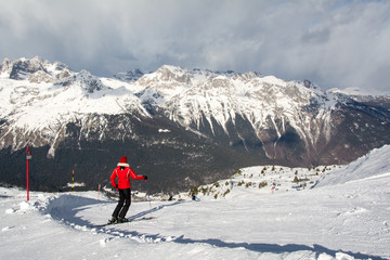 Fototapeta na wymiar Ski resort Paganella – Andalo, Trentino-Alto Adige ,Italy 