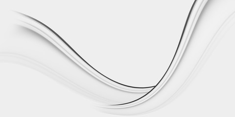 Abstract light background with fractal waves for design.