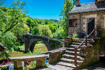 Belcastel, Aveyron, Occitanie, France.
