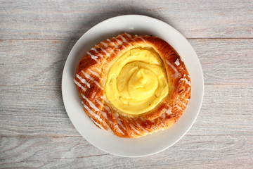 Danish Pastry with Custard Filling
