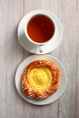 Danish Pastry with Custard Filling