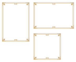Decorative frame.A frame that gave a change in size to the same design.Good frame for a4 size paper.Certificate frame.