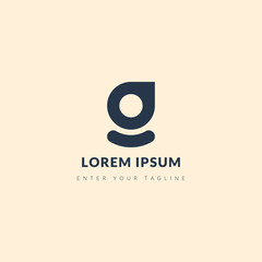 Letter G logo with a cute design