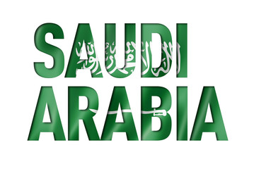 saudi arabia flag text font