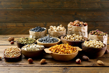 vaireta' di semi tostati e salati