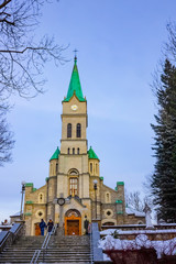Fototapeta na wymiar Holy Family Church in Zakopane, Poland