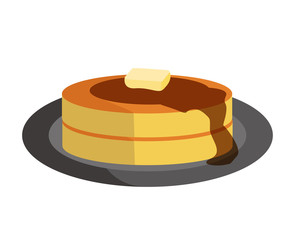 皿　パンケーキ　スイーツ