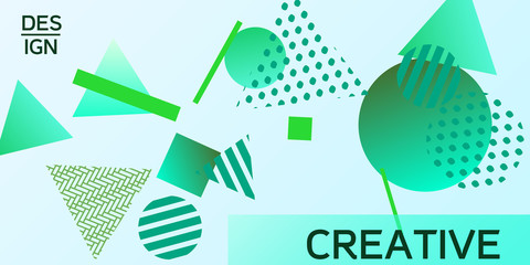 Geometric abstract background.