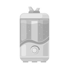 Isolated object of humidifier and machine logo. Graphic of humidifier and moisturizer stock vector illustration.