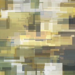 Square camouflage texture pattern. Abstract modern military camo ornament of rectangles for army and hunting textile print.