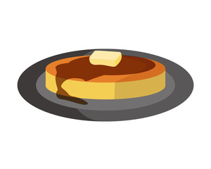 皿　パンケーキ　スイーツ