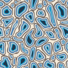 Abstract shapes background. Natural organic cell texture seamless pattern. Chaotic fractal geometric elements. Close up. Science biology background under the microscope. Medicine and biology set.