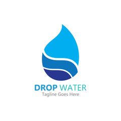 Creative Water drop Logo or icon Template vector illustration