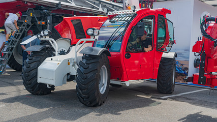 Agricultural, machinery for land cultivation harvesting