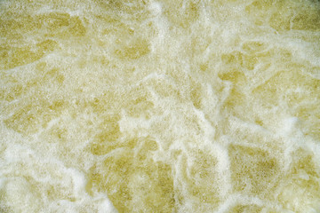 abstract background, Air bubbles in water, Bubbles Cloud White Background, closeup of slice of lemon