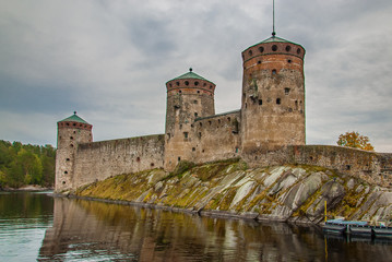 Olavinlinna castle in Savonlinna Finland