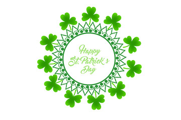 Template Design banner on St. Patrick's Day