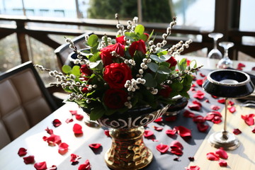 Valentine's Day table