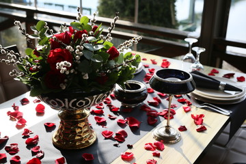 Valentine's Day table