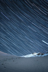 Startrails in Tatra Mountains © Ruchacz