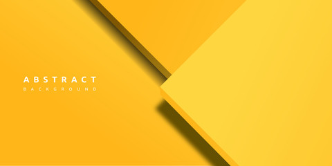 Dynamic colorful yellow shape and clean texture background