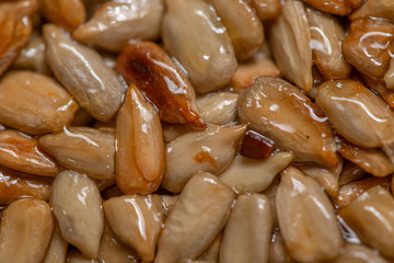 This is kozinaki from sunflower seeds.
