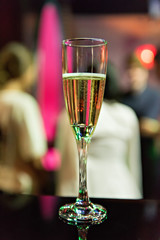 Glasses at cool parties. Glasses at the bar, restaurant and retreats.