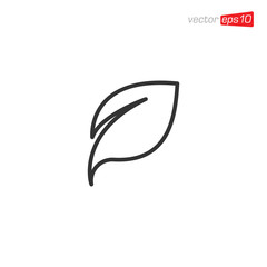 Nature Leaf Icon Logo Design Template