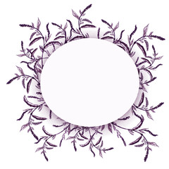 Postcards with decorative graphic flowers for congratulations on a white background