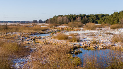Zima na Podlasiu, Dolina Górnej Narwi, Polska © podlaski49