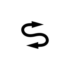 Way vector icon illustration design template