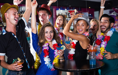 Fototapeta premium Employees are having fun