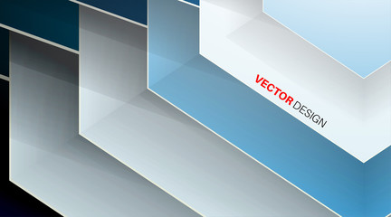 abstract vector background. overlapping shape. New texture for your design .