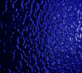 Glass blurred material blue texture
