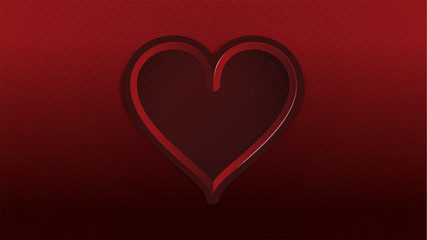 Modern Valentine's Day background concept with heart shaped design suitable for advertisement, banner, and gift card