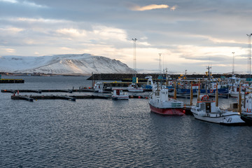 Fototapeta premium アークラネース漁港